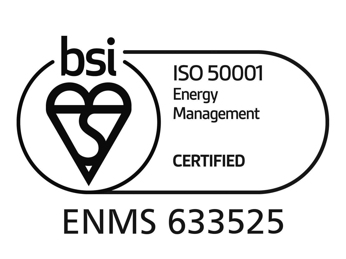 ISO 50001 Certified